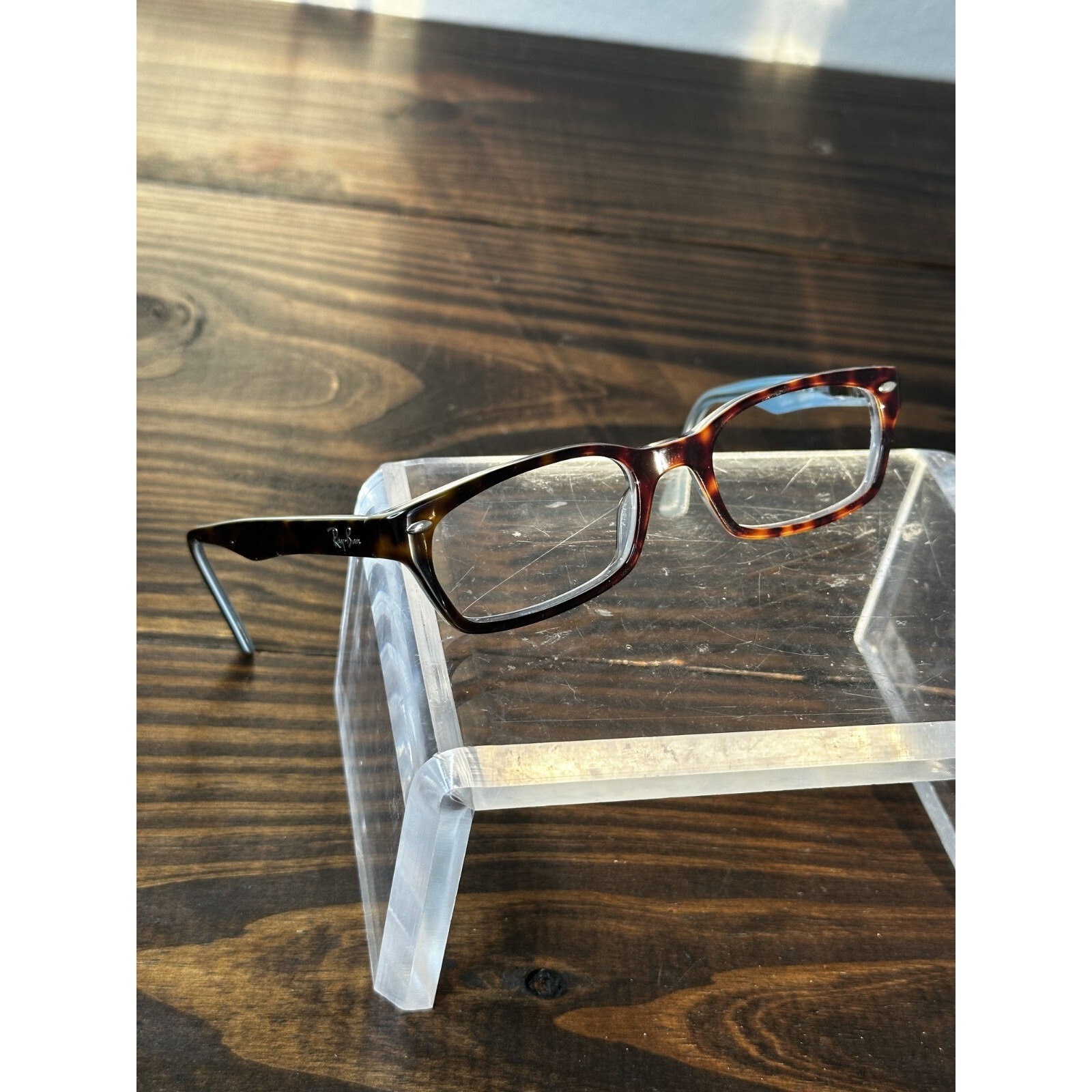 Ray-Ban Optics Rb5150-5023 Men's Polished Tortoise Rectangular Eyeglasses Frame